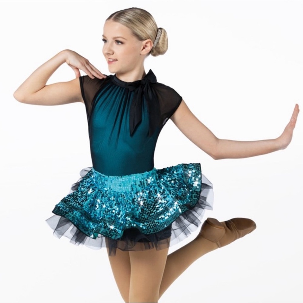 Weissman Bad at Love Teal Girls’ Dance Costume